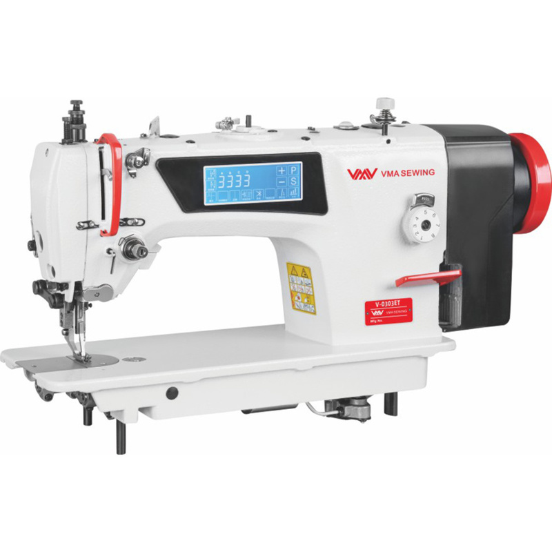 V-0303ET Touch screen electronic top & bottm feed lockstitch